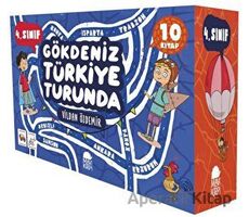 Gökdeniz Türkiye Turunda 4. Sınıf Seti (10 Kitap) - Vildan Özdemir - Mavi Kirpi Yayınları