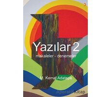 Yazılar 2 - M. Kemal Adatepe - Cinius Yayınları