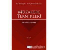 Müzakere Teknikleri - Canan Çetin - Beta Yayınevi