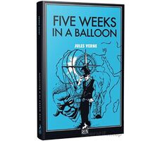 Five Weeks in a Balloon - Jules Verne - Ren Kitap