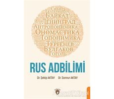 Rus Adbilimi - Sonnur Aktay - Dorlion Yayınları