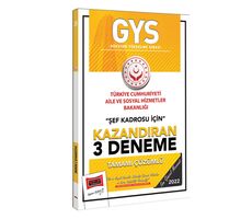 Yargı GYS T.C. Aile ve Sosyal Hizmetler Bakanlığı Şef Kadrosu İçin Kazandıran 3 Deneme