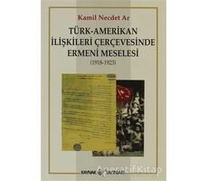 Türk-Amerikan İlişkileri Çerçevesinde Ermeni Meselesi (1918-1923)