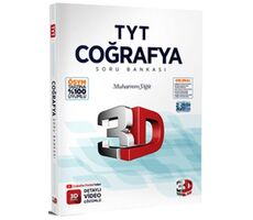 TYT Coğrafya Tamamı Video Çözümlü Soru Bankası 3D Yayınları