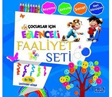 Eğlenceli Faaliyet Seti Lacivert Kitap – 4 Yaş Üzeri - Kolektif - Parıltı Yayınları