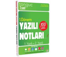 Tonguç Akademi 7. Sınıf Yazılı Notları 1. Dönem 1 ve 2. Yazılı