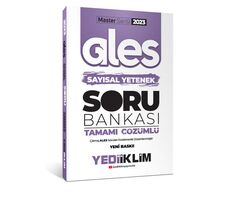 Yediiklim 2023 Master Serisi Ales Sayısal Yetenek Tamamı Çözümlü Soru Bankası