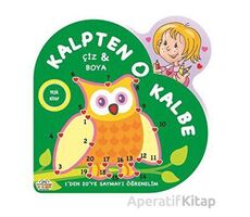 Yeşil Kitap - Kalkpten Kalbe - Çiz/Boya - Kolektif - 0-6 Yaş Yayınları