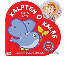 Kırmızı Kitap - Kalpten Kalbe - Çiz/Boya - Kolektif - 0-6 Yaş Yayınları