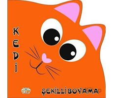 Şekilli Boyama - Kedi - Kolektif - 0-6 Yaş Yayınları