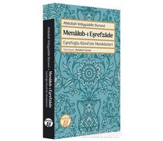 Menakıb-ı Eşrefzade - Abdullah Veliyyüddin Bursevi - Büyüyen Ay Yayınları