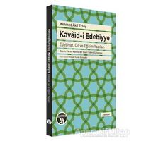 Mehmed Akif Ersoy Kavaid-i Edebiyye - Kolektif - Büyüyen Ay Yayınları