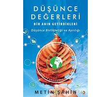 Düşünce Değerleri - Metin Şahin - Cinius Yayınları