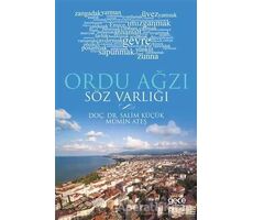 Ordu Ağzı Söz Varlığı - Mümin Ateş - Gece Kitaplığı