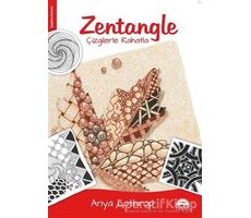 Zentangle - Çizgilerle Rahatla - Anya Lothrop - Martı Yayınları