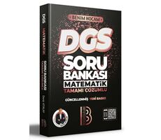 Benim Hocam 2023 DGS Matematik Tamamı Çözümlü Soru Bankası