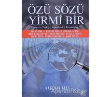 Özü Sözü Yirmi Bir - Nagehan Alçı - Profil Kitap