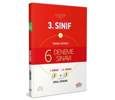 Editör 3. Sınıf Tamamı Çözümlü 6 Deneme Sınavı Fasiküllü