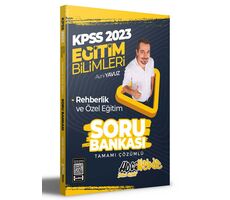 Hocawebde 2023 KPSS Eğitim Bilimleri Rehberlik ve Özel Eğitim Tamamı Çözümlü Soru Bankası