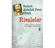 Risaleler - Bozkırlı Abdullah Fevzi Efendi - İz Yayıncılık