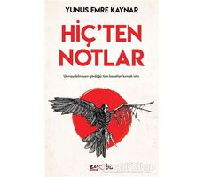 Hiçten Notlar - Yunus Emre Kaynar - Eyobi Yayınları