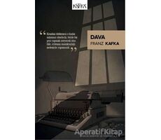 Dava - Franz Kafka - Kafka Kitap