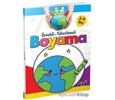 Örnekli-Tekerlemeli Boyama (3-4 Yaş) - Kolektif - Niha Çocuk