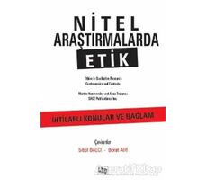 Nitel Araştırmalarda Etik - Kolektif - Anı Yayıncılık