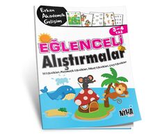 Eğlenceli Alıştırmalar 3-4 Yaş - Kolektif - Niha Çocuk