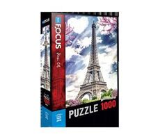 Eiffel Tower Eyfel Kulesi 1000 Parça Puzzle Blue Focus Games