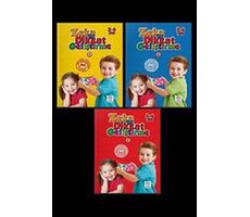 Yükselen Zeka 3-6 Yaş Kodlama ve Dikkat Geliştirme Seti (3 Kitap Set)