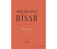 Yahya Kemale Veda - Abdülhak Şinasi Hisar - Everest Yayınları