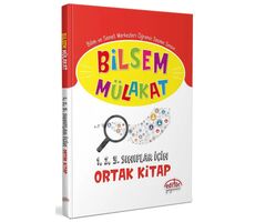 Editör Bilsem Mülakat 1-2-3. Sınıf İçin Ortak Kitap