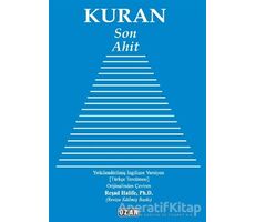 Kuran - Son Ahit - Reşad Halife - Ozan Yayıncılık