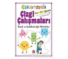 Çıkartmalı Çizgi Çalışmaları - Renkler ve Şekillerle İlgili Aktiviteler