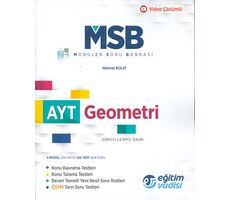 AYT Geometri Güncel MSB Modüler Soru Bankası Eğitim Vadisi (Kampanyaşı)