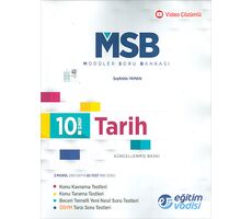 Eğitim Vadisi 10.Sınıf Tarih MSB Modüler Soru Bankası