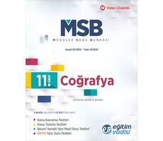 Eğitim Vadisi 11.Sınıf Coğrafya MSB Modüler Soru Bankası