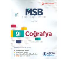 Eğitim Vadisi 9.Sınıf Coğrafya MSB Modüler Soru Bankası 2024 öncesi müfredat
