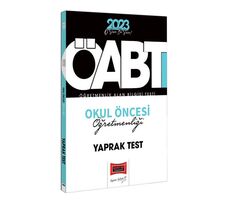 Yargı 2023 KPSS ÖABT Okul Öncesi Öğretmenliği Çek Kopart Yaprak Test