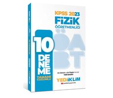 Yediiklim 2023 ÖABT Fizik Öğretmenliği Tamamı Çözümlü 10 Deneme