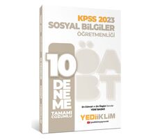 Yediiklim 2023 ÖABT Sosyal Bilgiler Öğretmenliği Tamamı Çözümlü 10 Deneme