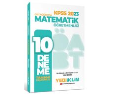 Yediiklim 2023 ÖABT Ortaöğretim Matematik Öğretmenliği Tamamı Çözümlü 10 Deneme