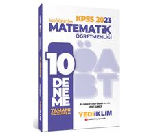 Yediiklim 2023 ÖABT İlköğretim Matematik Öğretmenliği Tamamı Çözümlü 10 Deneme