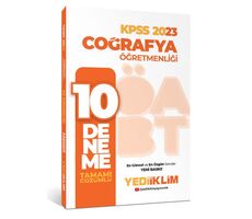 Yediiklim 2023 ÖABT Coğrafya Öğretmenliği Tamamı Çözümlü 10 Deneme