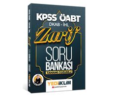 Yediiklim 2023 ÖABT DKAB İHL Zarif Tamamı Çözümlü Soru Bankası