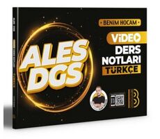 Benim Hocam ALES DGS Türkçe Video Ders Notları