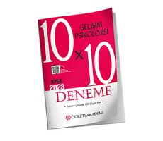 Öğreti Akademi 2023 KPSS Gelişim Psikolojisi 10 x 10 Deneme