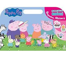 Peppa Pig Çıkartma Hediyeli Boyama Albümü - Kolektif - Doğan Çocuk