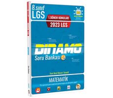 Tonguç Akademi 2023 8. Sınıf LGS 1. Dönem Matematik Dinamo Soru Bankası